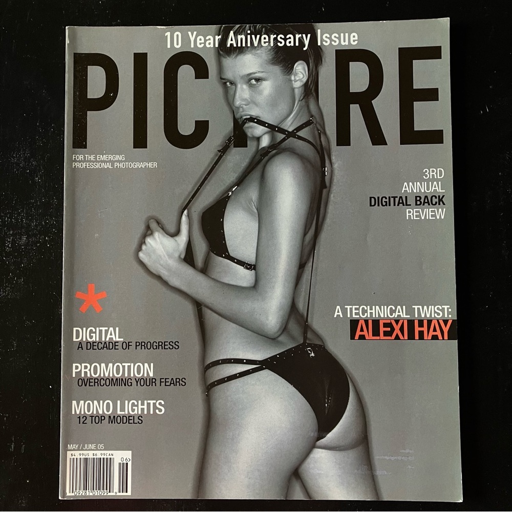 PICTURE Magazine 2005 May June 10th Anniversary Alexi Hay Photo Cover